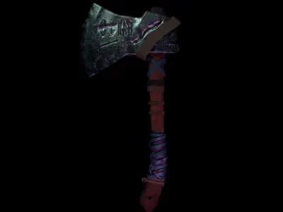 Axe Shield 3D model