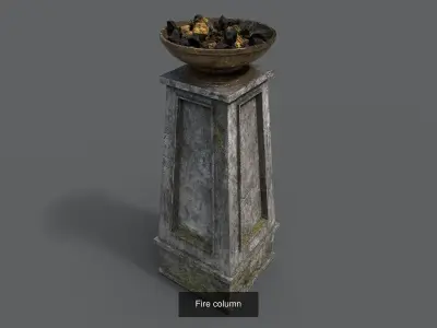 Fire Column Texture Pack