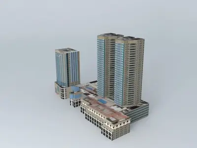 Malecon Center part 1 -Santo Domingo Rep. Dom. Free 3D model