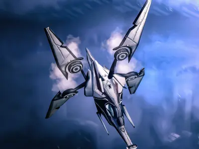 Colibri Drone spaceship Free low-poly 3D model