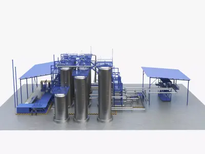 Oil equipment 3D model