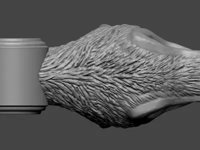 Wolf Head Free 3D print model