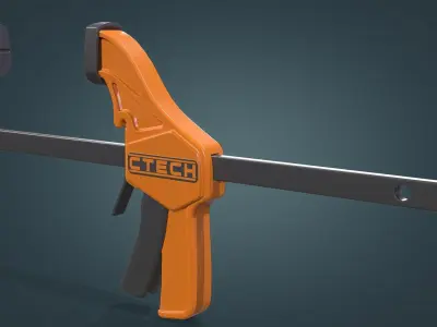 Clamp Low-poly 3D model purchase