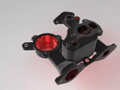 Automotive parts Free 3D model