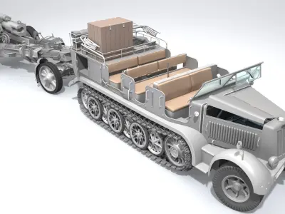  SdKfz7 with 15 cm sFH 18 