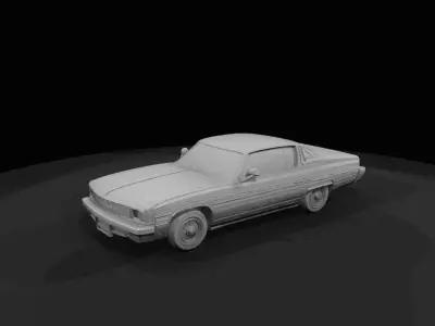 1-87 1976 Chevrolet Caprice Print Ready STL 3D print model