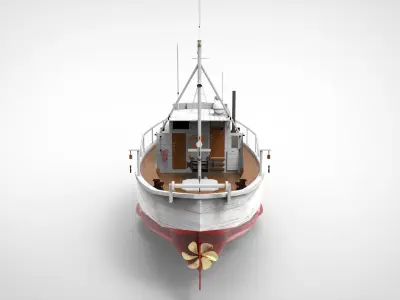 Fishing Ship 3D model purchase
