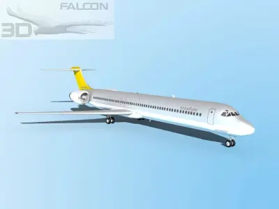 Falcon3D MD-80 SAS Snowflake 3D model