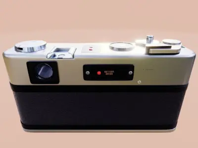 Photocamera Yashica Gsn 35 Modelo 3D Low-poly 3D model