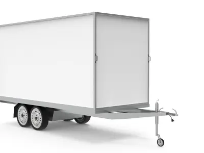 Cargo Trailer Free 3D model