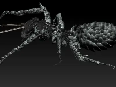 gore red ant horror  3D model