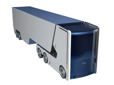 Truck for Audi 3D model