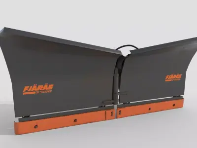 Fjaras snow plow 3D model