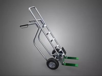 TILT PALLET TRUCKS HANDTRUCK TROLLEY TIP FORK CART LIFTING DOLLY 3D model