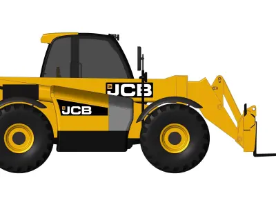 Telehandler JCB 531-70 3D model