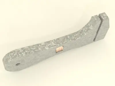 Adjustable key 3D model