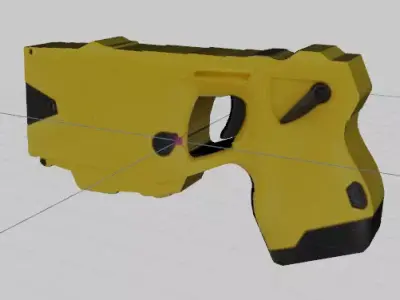 Axon X2 Taser Low-poly 3D model
