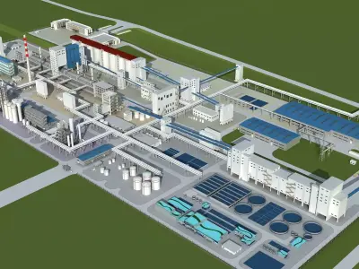Factory 1 3D model