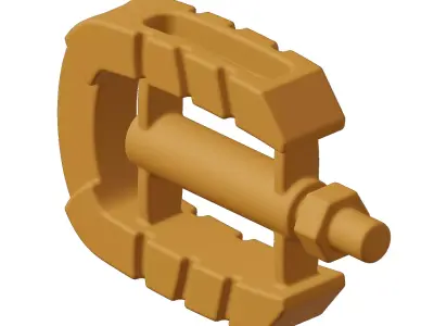 Plastic Sports Bike Pedal Toy 3D model