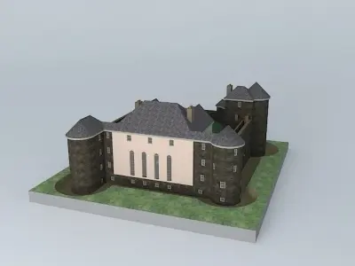 Big Castle updated Free 3D model