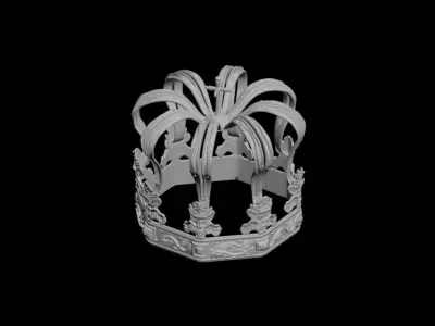 royal crown 3D model