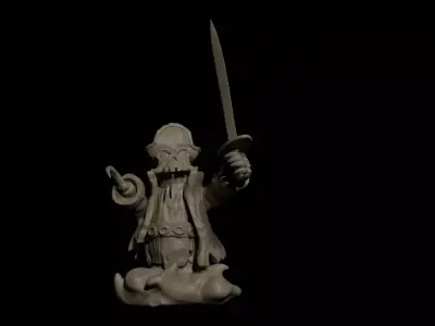 PIRATE SKULL  3D print model