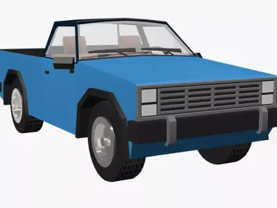 Pickup Truck 3D model purchase