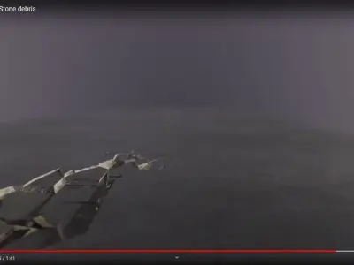 Ground Crack Collapse 03 3D model