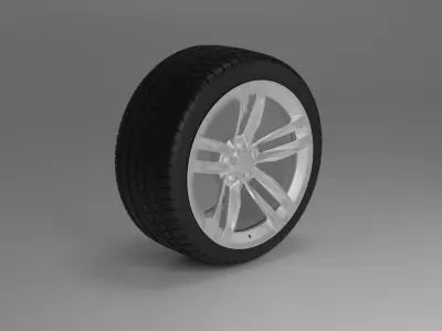 Wheel 3d Free low-poly 3D model by HT-3d-World