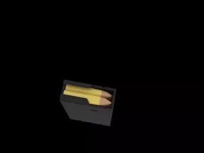 5mm ammo Free low-poly 3D model