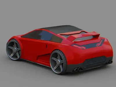 Sport car  Free 3D model buy