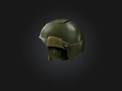 Military Helmet Low-poly 3D model