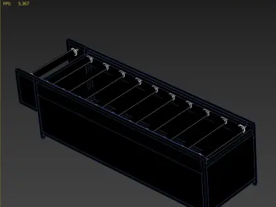 conveyor belt model 3D model