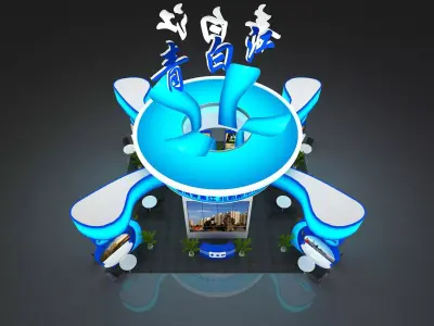 Exhibition - Area - 9X11-3DMAX2009-04 3D model