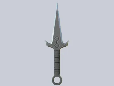 Kunai Low-poly 3D model shop