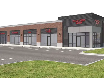 Retail-091 Retail Store 3D model