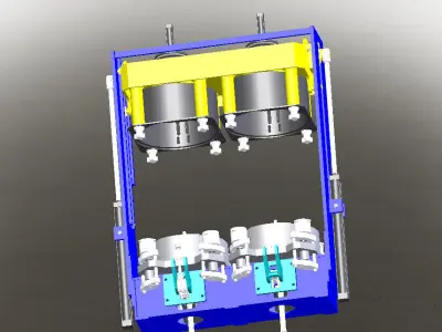 TYRE PRESS SUPERCUREX KOBELCO Free 3D model