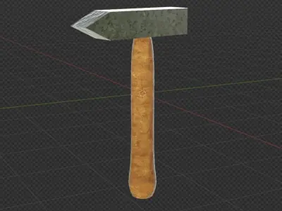 Hammer Free low-poly 3D model shop
