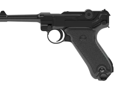 Luger pistol 3D model buy