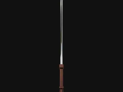 Spectral Shroud Haunting 3D Model Dagger for Digital Specters 3D model