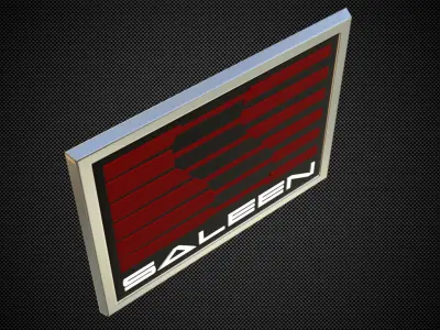 saleen logo 3D model