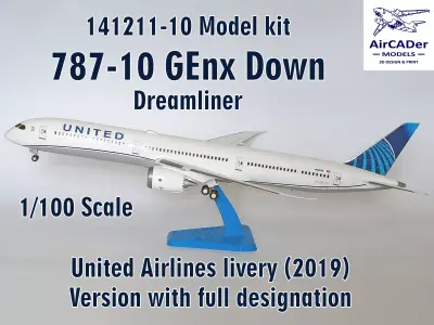 141211-10 Model kit Boeing 787-10 GEnx Down 3D print model