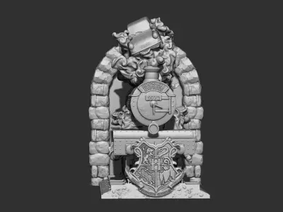 Harry Potter Hogwarts Express Deluxe 3D print model