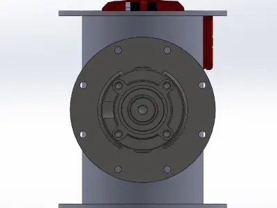 SCREW CONVEYOR 219-5000 mm 3D model