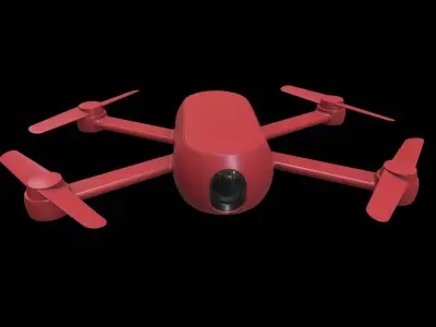 Camera Drone Pbr 3D model