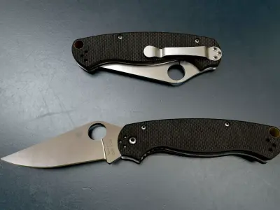 Knife Spyderco Low-poly 3D model