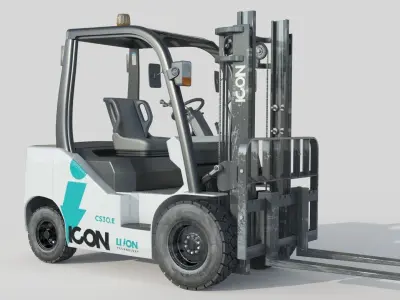 Icon LI-ION CS30E Forklift 3D model