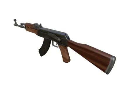 AKM 3d Model ak - rifle 3D model