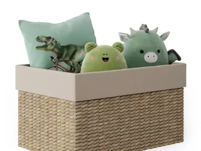 Kids Room Decor 180 3D model