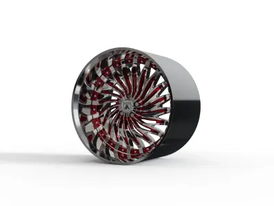 ASANTI AF824 WHEEL 3D MODEL 3D model